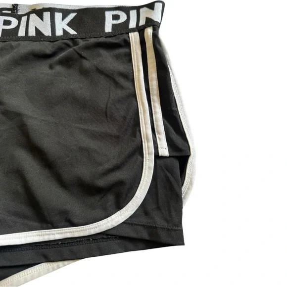 PINK Victoria's Secret Black Athletic Shorts with Dolphin Hem - Picture 4 of 6